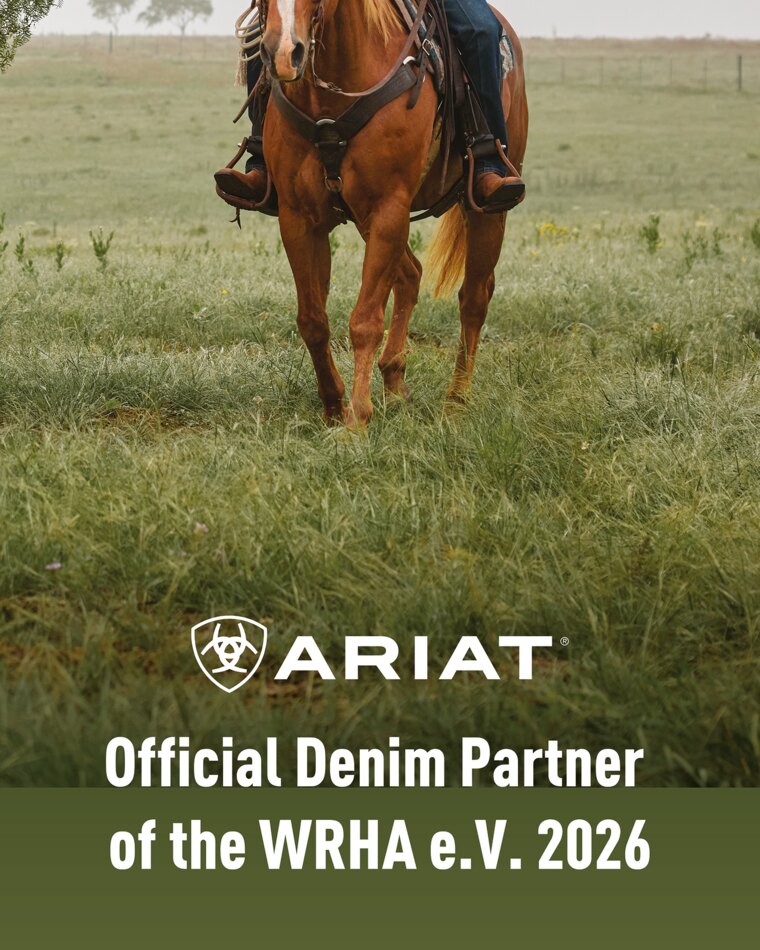 ARIAT – Official Denim Partner der WRHA e.V. 2026