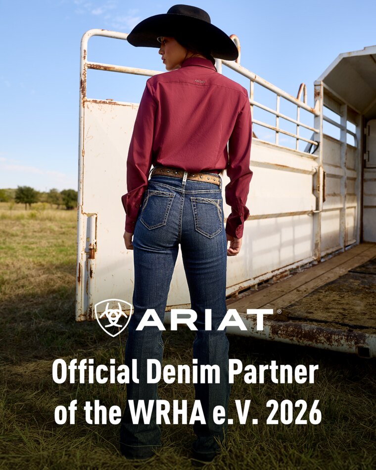 ARIAT – Official Denim Partner der WRHA e.V. 2026